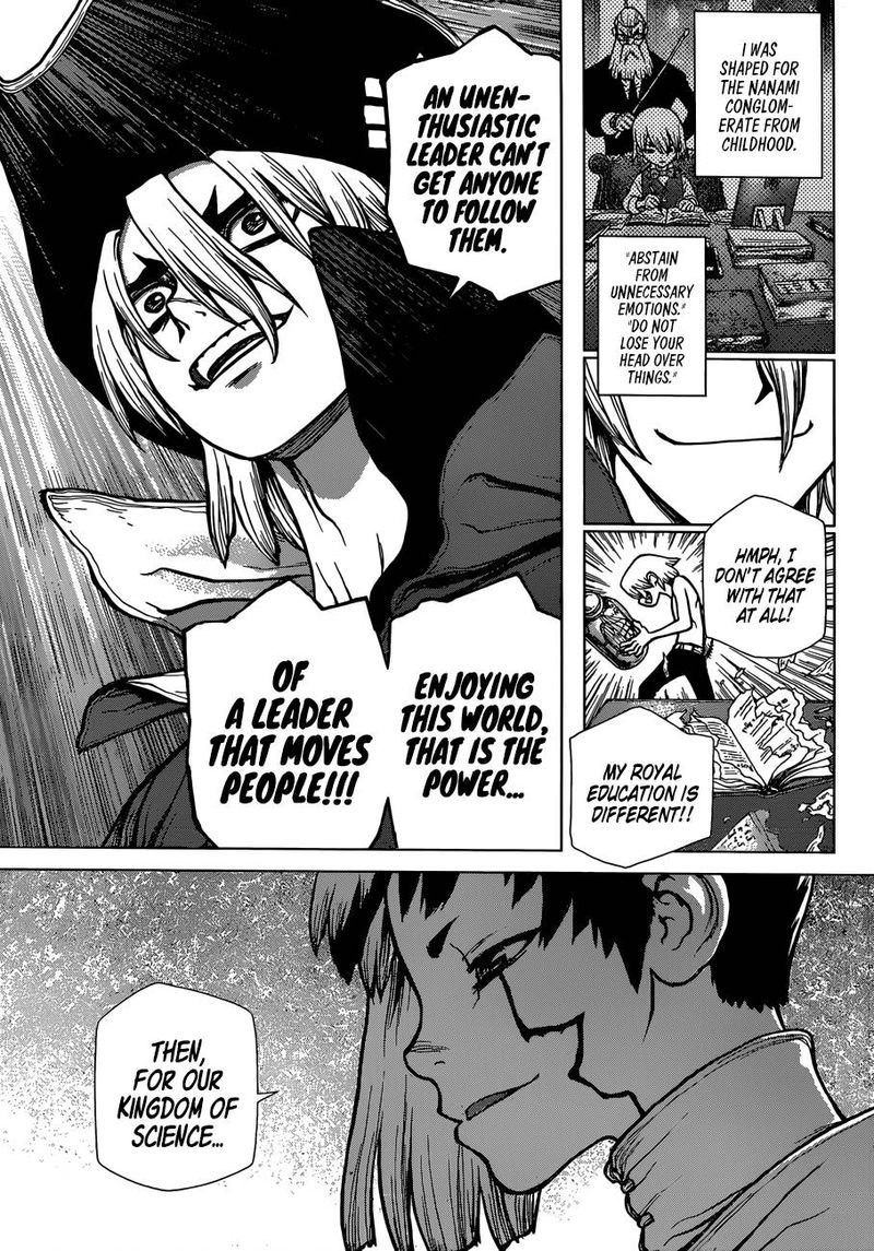 Dr. Stone Manga Chapter 97 page 17 - The Joy of Leadership